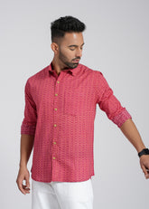 Cotton Printed Full Sleeve Shirt